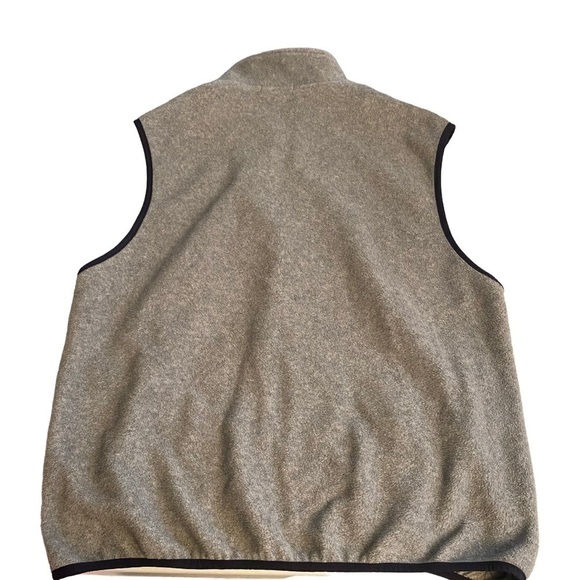 IZOD GRAY FLEECE ZIP FRONT VEST MEN’S SIZE XL - Picture 2 of 6